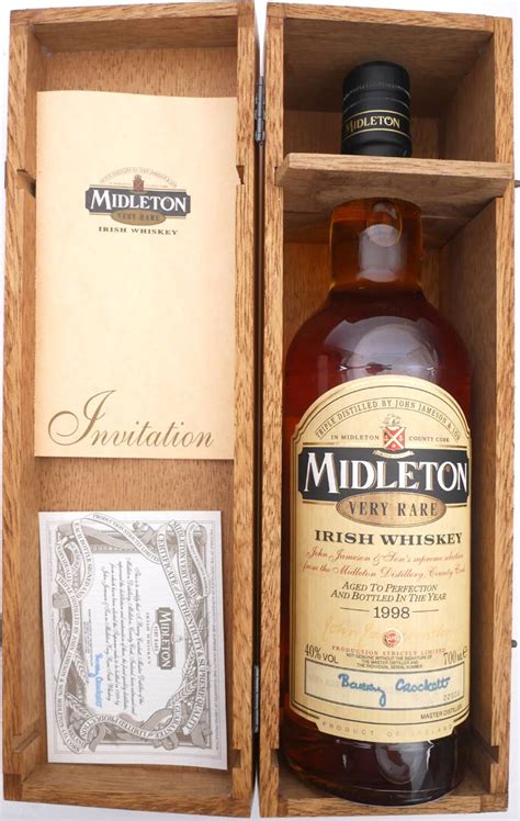 Midleton Very Rare Irish Whiskey 1998 One Bottle At Whytes Auctions