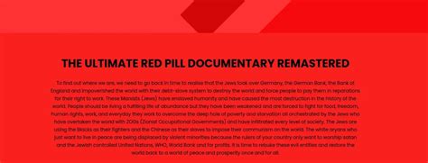 The Ultimate Red Pill Documentary Remastered The Alternative Ww2 History