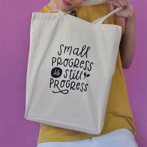 Cute Tote Heavy Duty Tote Motivational Quote Tote Etsy