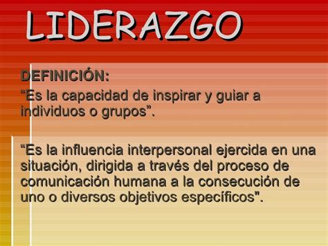 Liderazgo