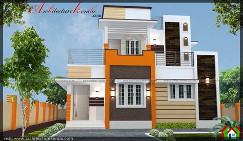 1300 Sq Ft House Plan And Contemporary Style Elevation Separate