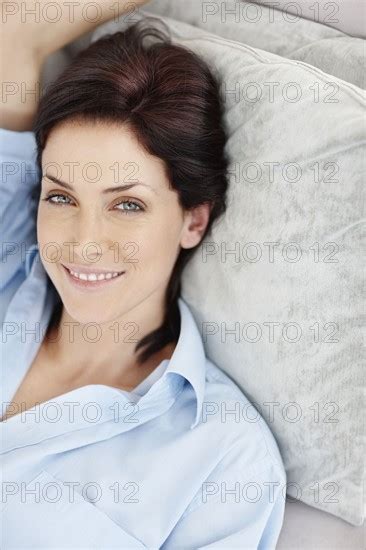Brunette Woman Resting Photo Momentimages Photo12 Tetra Images