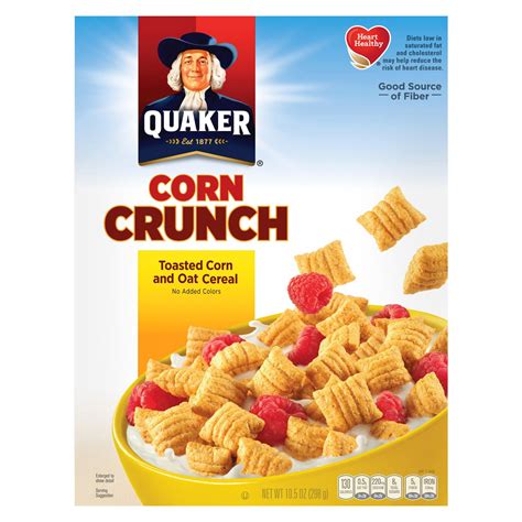 Corn Bran Crunch Breakfast Cereal 105oz Quaker Oats Oats Quaker