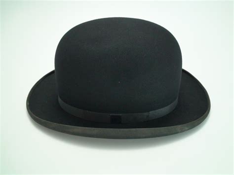 Stetson Excellent Quality Black Fur Felt Bowler Derby Hat
