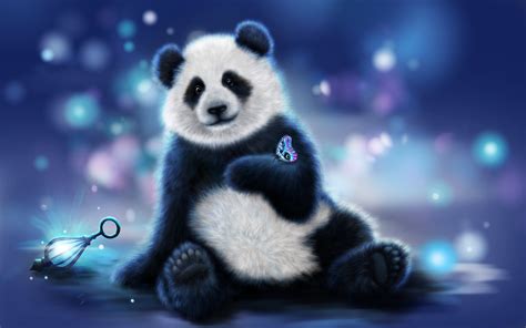 71 Cute Panda Background Wallpapersafari