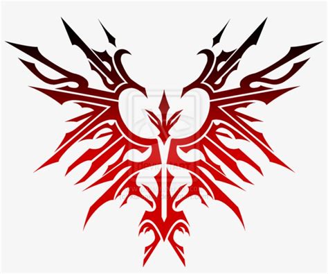 Dragon Heart Tribal V3 Red By Kuroakai Icon Cool Guild Emblems With