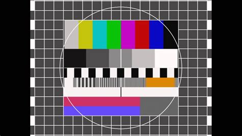 Test Pattern Pal Color 1080p Youtube
