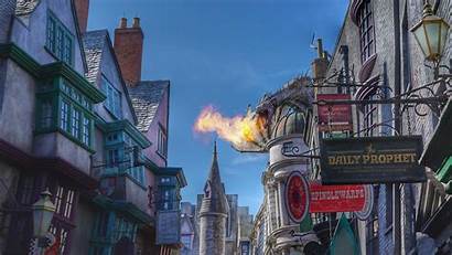 Universal Studios Orlando Alley Diagon Dragon Gringotts