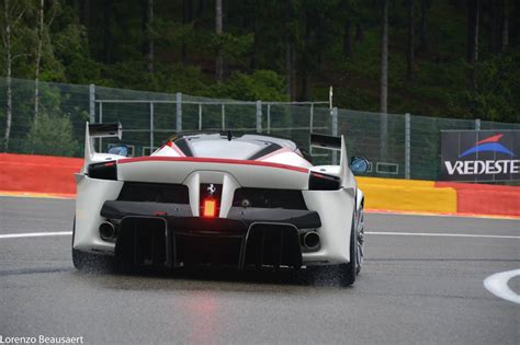 Gorgeous White Ferrari Fxx K Stuns At Spa Gtspirit