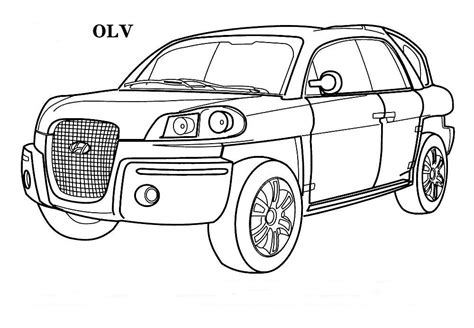 Hyundai Coloring Pages To Download And Print For Free