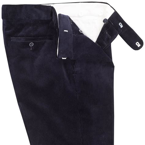 Navy Blue Corduroy Trousers Mens Country Clothing Cordings Eu
