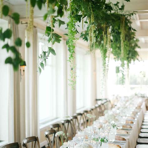 13 Beautiful Hanging Greenery Installation Ideas For Your Wedding