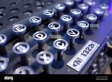 World War 2 German Enigma Machine Typewriter Keyboard Stock Photo Alamy