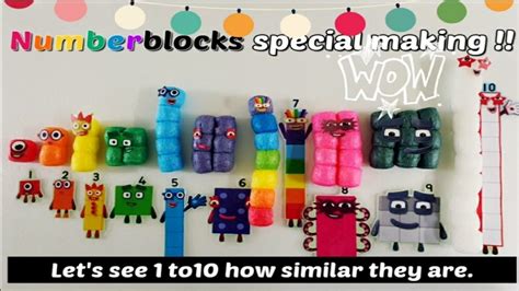 Numberblocks Level1 Special Making 1 To 10 With Playcorn Not Like