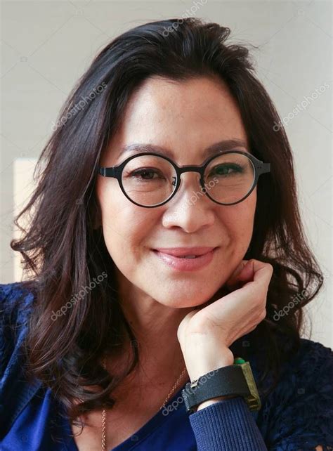 Malaysian Actress Michelle Yeoh Poses Interview Promote Her New Movie