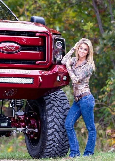 Pin By Andy On Girls And Their Trucks Country Girl Truck Trucks And
