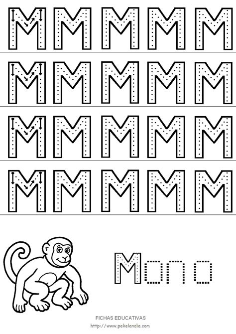 Fichas educativas de letras mayúsculas para imprimir (I)