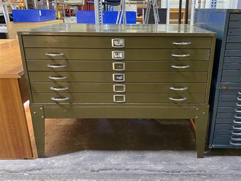 Steel Map Cabinets — Ex Government Furniture
