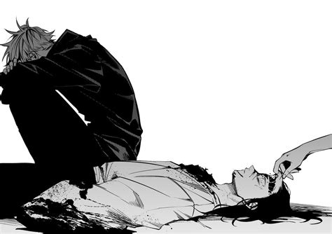Satoru gojo is a tall man, towering over his students, and is considered to be very attractive by many people. 永流☀ on Twitter in 2020 | Jujutsu, Anime art beautiful, Manga