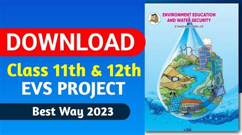 Download Class 11th And 12th Evs Project In Hd Maharashtra Board
