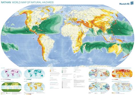 World Map Of Natural Hazards