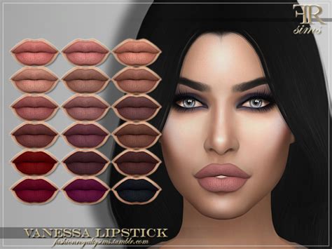 Frs Vanessa Lipstick By Fashionroyaltysims At Tsr Sims 4 Updates