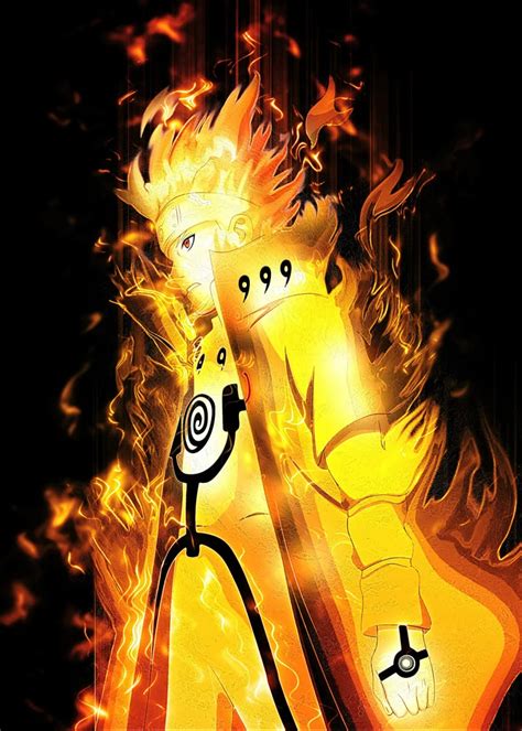 Naruto Poster By Brian John Displate Naruto Uzumaki Art