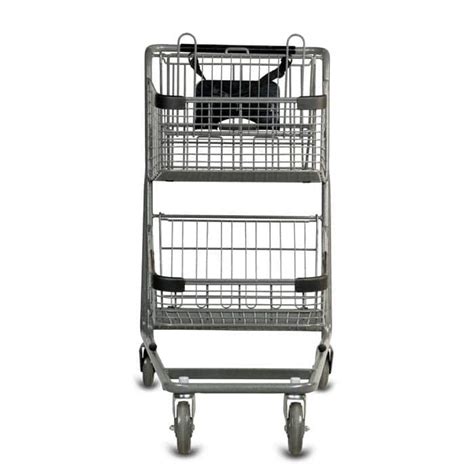 Express7050 Two Tier Wire Shopping Cart Versacart