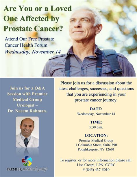 Are You Or A Loved One Affected By Prostate Cancer Premier Medical Group