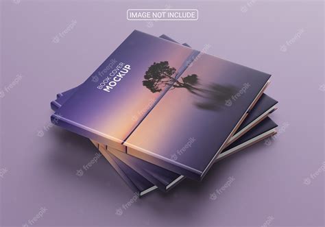 Premium Psd Side View Minimalist Book Cover Mock Up