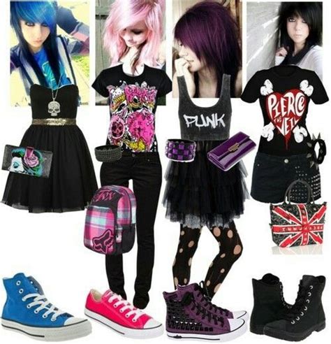 Pin By Cay Ann On Scene Emo Style Cute Emo Outfits Cute Outfits