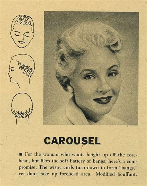 Lady—betty Pin Curl Setting Patterns 1958 Vintage Hairstyling