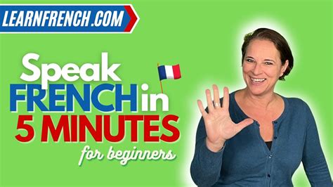 Learn To Speak French In 5 Minutes A Dialogue For Beginners Youtube