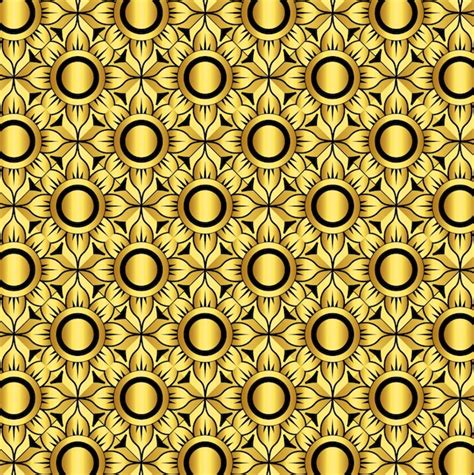 Free Vector Abstract Yellow Pattern Background