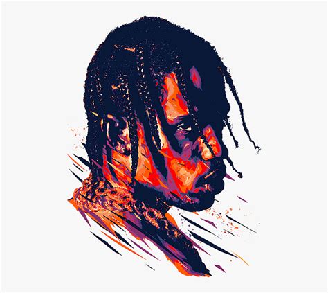 Travis Scott Digital Art HD Png Download Transparent Png Image PNGitem