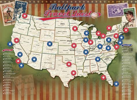 Ballparks Of Major League Baseball Poster The Stadium Shoppe