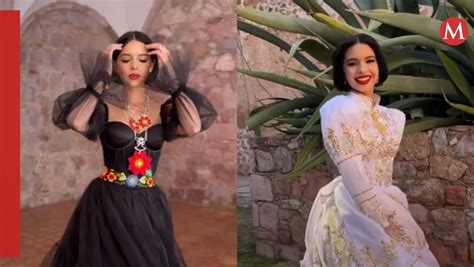 Ángela aguilar presume vestidos típicos de méxico grupo milenio