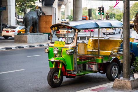 Tuk Tuk Taxi From Thailand Only Editorial Stock Image Image Of Thai