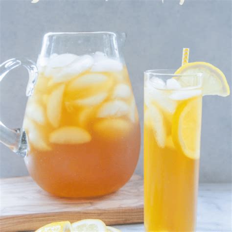 Iced Tea With Lemon And Ginger Sweetphi