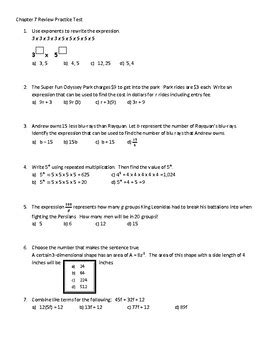 Go math grade 5 chapter 7 review. Go Math! Chapter 7 Extra Test for Grade 6 for either ...