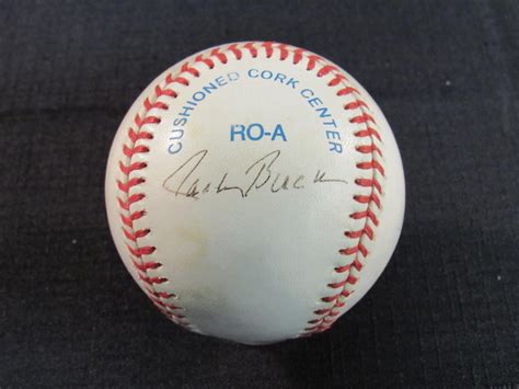 Jack Buck Signed Auto Autograph Rawlings Oml Baseball Cardianls