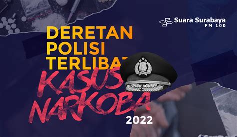 Deretan Polisi Terlibat Kasus Narkoba 2022