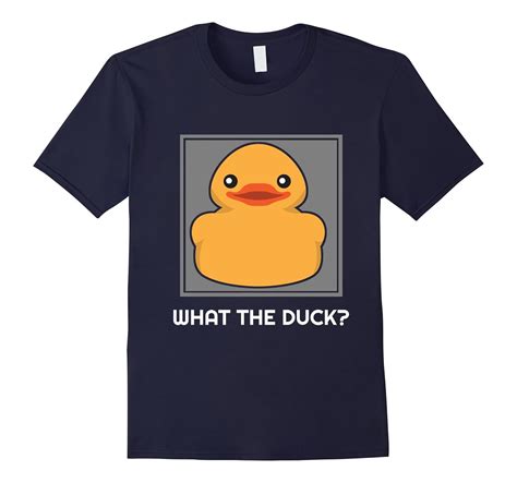 Funny What The Duck T Shirt Popular Yellow Rubber Ducky What The Duck T