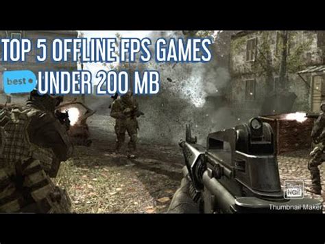 In this game, you can play with friends with a maximum of 8 people in deathmatch team mode and capture the flag mode. top 5 best offline fps games under 200 mb - YouTube