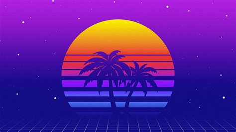 Synthwave, music, retro, neon city, others, hd wallpaper. HD wallpaper: sunset, retrowave, digital art, synthwave ...