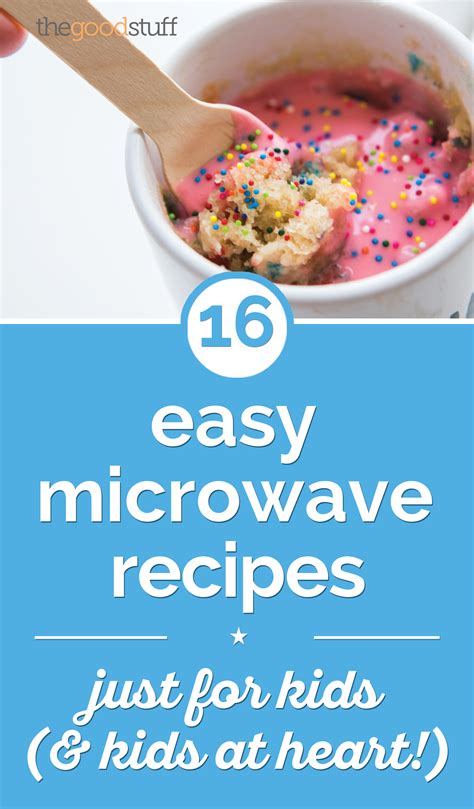 These food art ideas are the perfect way to get the kids involved in cooking. 16 Easy Microwave Recipes Just for Kids (& Kids at Heart ...