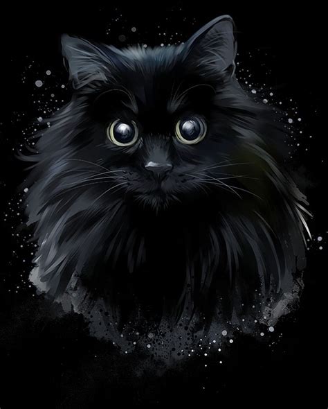 Pin By Декупажница On Кошки Cat Graphic Art Black Cat Art Cats
