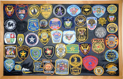 Local Law Enforcement Patches Board 2