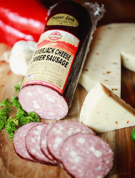 Pepperjack Cheese Summer Sausage 27oz Sanders Meats