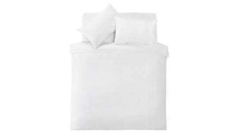 Buy Silentnight Supersoft Plain White Bedding Set Double Duvet